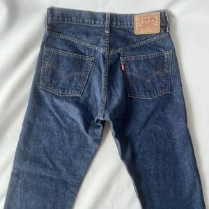 美品 90s 日本製 Levi’s リーバイス 502XX 濃紺 デニムパンツ BIG E セルビッチ W31