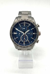 ●美品 CITIZEN シチズン ECO-DRIVE メンズ 腕時計 H800-T025862 稼動 コマ無し