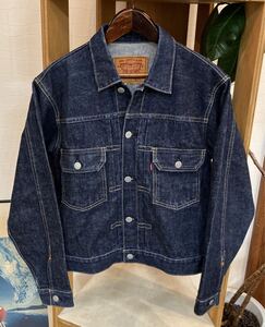 良品／LEVIS／リーバイス／507／ジージャン／2ndタイプ／ネイビー／サイズW38