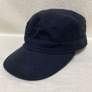 アメリカ製　NEWYORK HAT CO. ウール　ワークキャップ　ブラック　ニューヨークハット　USA 米国製　キャップ 帽子