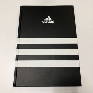 ★adidas の ハードカバーノート ☆ 白紙 マス目の紙が挟まっています。アディダス NOTE