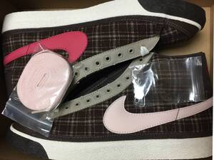 超希少♪ メンズ対応サイズ♪ NIKE BLAZER MID X-GIRL ツィード RED PINK エックスガール ブレザー