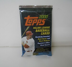 US版 トップス 2000 メジャーリーグ　ベースボールカード　1パック 11枚入り(MLB toppsトレーディングカード)