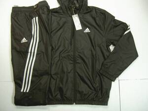 adidas アディダス 裏メッシュブレーカーナイロン上下 未使用 S(H15580/JMC52)