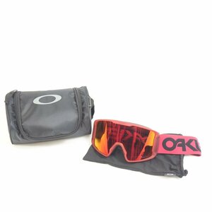 中古 23/24 OAKLEY LINE MINER フリーサイズ ケース付き スキー スノーボード ゴーグル オークリー ラインマイナー