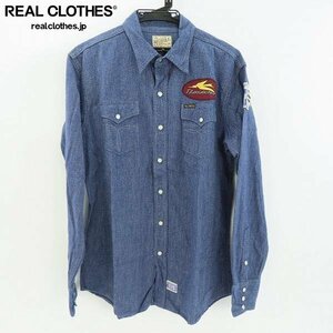 ☆TOYs McCOY/トイズマッコイ BECK DENIM SHIRT Johnson Motors シャンブレー ワークシャツ 16 /000