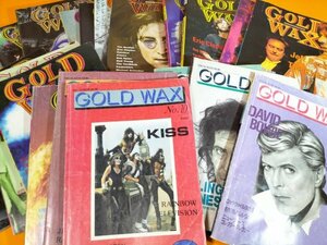 GOLDWAX19冊まとめてビートルズ裸のラリーズデビットボウイ頭脳警察ローリングストーンズKISSジミヘンクラプトンボブディランプログレ