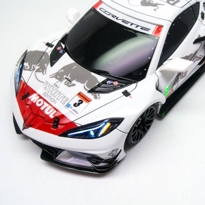 京商ミニッツ　シボレー コルベット C8.R　自作電飾ボディ / LED51灯 フル電飾 / VE・EVO・EVO2シャシー専用