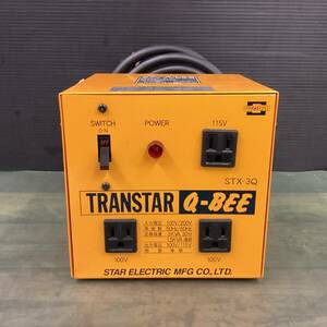 【中古品】 ○スズキッド(SUZUKID) 変圧器 Q-BEE STX-3Q 【代引きOK】