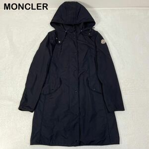 通年アイテム！　MONCLER モンクレール　ARGELINE ナイロンコート　スプリングコート　ブラック　黒　レディース　Mサイズ相当