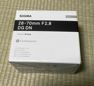 SIGMA 28-70mm F2.8 DG DN Contemporary Lマウント