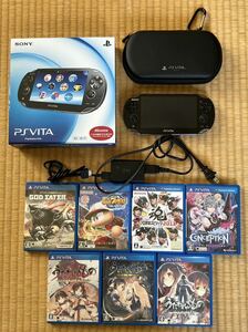 SONY PSVITA 本体 3G wifi 箱 アダプター 付き 初期化 ソニー ピーエス ビータ ヴィータ PlayStation プレステ 動作確認済み　vita