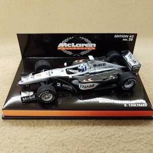 ミニチャンプス　MINICHAMPS マクラーレン メルセデス　McLAREN MERCEDES MP4/14 D. クルサード D.COULTHARD 1/43