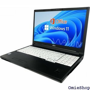 整備済み品 富士通 ノートPC A577 / 15.6 h/HDMI/DVD / 8GB / 512GB SSD 438