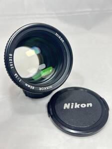 【大口径の上美品です(^^♪】　Nikonニコン Ai-sNIKKORニッコール 85/1.4　　 　839