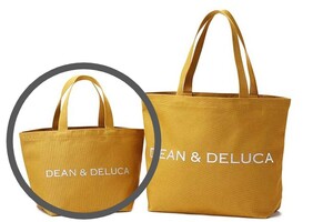 新宿ルミネ購入【未使用】DEAN&DELUCA★チャリティトートSサイズ…2020ホリデー限定（キャラメルイエロー）