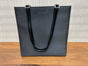 【良品】GUESS ゲス　バッグ　黒 ◆12997