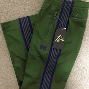 新品 未使用 Needles サイズXS Track Pant Poly Smooth Ivy Green ニードルズトラック パンツ ポリ スムース アイビー グリーン