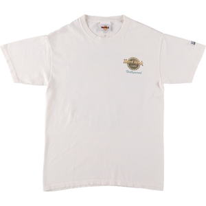 古着 HARD ROCK CAFE ハードロックカフェ バックプリント アドバタイジングTシャツ レディースS相当 /eaa432032 【Elulu/エルル】