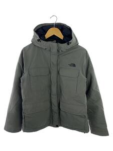 THE NORTH FACE◆ダウンジャケット/XL/ナイロン/GRY/無地/nd91405