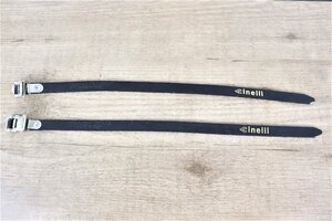 新品未使用　ALFREDO BINDA　cinelli　アルフレッド・ビンダ　チネリ　トーストラップ　ブラック　ゴールドロゴ　イタリア製　cicli17　6