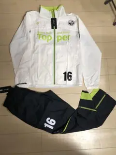 Topper ピステ　上下　セットアップ　サッカー　ブラジル　ウィンドブレーカー