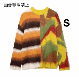  vintage ヴィンテージ レトロ 柄 ニット セーター トップス Sサイズ レディース★ZARA 好きな方に★2024 A/W 秋冬新作 新品未使用★