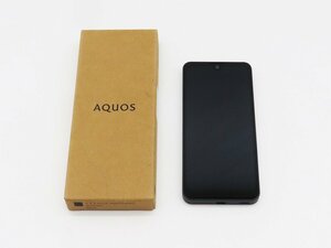 ◇未使用【SoftBank/SHARP】AQUOS wish3 64GB SIMフリー A302SH スマートフォン ブラック