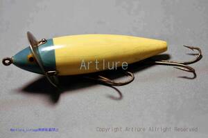 VINTAGE WOODEN LURE HEDDON 210 SURFACE （6769-58　）USA MADE #OLDLURE #ARTLURE_VINTAGE ＃ヴィンテージルアー