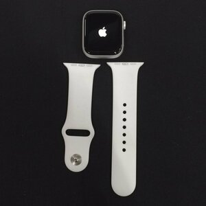 1円 Apple Watch Series8 45mm GPS+Cellularモデル MP4J3J/A A2775 シルバー スマートウォッチ 本体