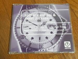 (CDシングル) Janet Jackson & Luther Vandross●ジャネット・ジャクソン / The Best Things In Life Are Free Mixes UK限定盤