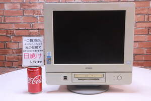 レトロパソコン 15インチ液晶一体型パソコン 日立 FLORA PC8DA7-XF3111101 ジャンク品■(F1091)