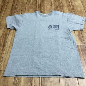 ●フラットヘッド FLAT HEAD 半袖Ｔシャツ しもふり グレー サイズ42 アメカジ 染み込みプリント