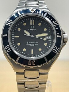 【1908】1円スタート OMEGA オメガ Seamaster シーマスター プロフェッショナル 200M デイト クオーツ 2850.50 動作確認済み