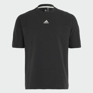 ●送料390円可能商品 アディダス ADIDAS 新品 メンズ 快適な着心地 クルーネック 半袖 Tシャツ 黒 Mサイズ [HB6599-M] 三 壱★QWER★