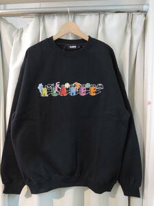 X-LARGE エクストララージ XLARGE ODD MOTIFS CREWNECK SWEATSHIRT ブラック Lサイズ 2024 最新人気品