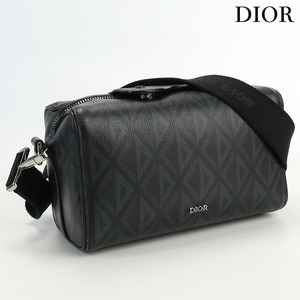 11/24はさらに+11倍 中古 クリスチャンディオール 斜め掛け ショルダーバッグ メンズ ブランド Christian Dior ランゴ22 キャンバス