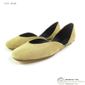 ザ・ロウ （The Row） Gemma Ballet Slipper スエード製 バレエ フラット シューズ 靴 F1518 トレンチ ＃36（新品）