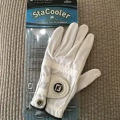 FootJoy StaCooler ゴルフグローブ M ホワイト