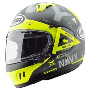 Arai(アライ)バイク フルフェイス ヘルメット　XD　エックスディー　54cm　ネイビーブラック★新品 送料無料★グラフィック 562841111