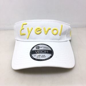 EYEVOL ニューエラ ゴルフ メンズ ユニセックス サンバイザー ホワイト フリーサイズ