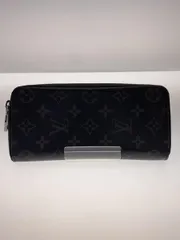 LOUIS VUITTON ジッピー・ウォレット・ヴェルティカル_モノグラム・エクリプス_BLK PVC ブラック 総柄 メンズ