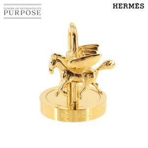 新品同様 エルメス HERMES カデナ チャーム ANNEE DE LA DANSE アーネダンス 2007年 ペガサス ゴールド アクセサリー 90244575