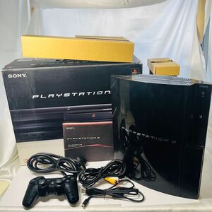 ★1円～ ジャンク YLOD SONY PS3 PlayStation3 本体 CECHB00 20GB 初期型 プレステ3 封印シール プレイステーション 