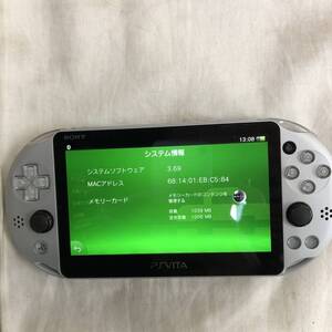 ge212 送料無料！動作品 SONY PSVITA　PCH2000 シルバー