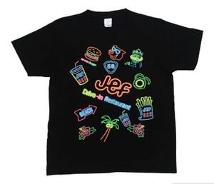 《 Lサイズ Jef 沖縄 Ｔシャツ ネオン マンチャー ブラック 》 ぬーやるバーガー A&W 琉球 ゴーヤー バーガー サンライズ ジェフ