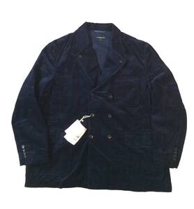 未使用 ENGINEERED GARMENTS エンジニアードガーメンツ コーデュロイ ダブル ジャケット コート ネイビー メンズ L 定価55.000円位