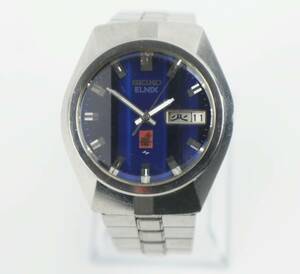 ジャンク ＪＵＮＫ セイコー SEIKO メンズ腕時計 エルニクス ELNIX 0703-7050 自動巻き 文字盤：ネイビー