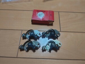 HONDA C72 C77 CA72 CA77 純正 未使用 新品 コンタクトブレーカー ポイント 4個 CS72 CS77 30202-259-003 ホンダ ドリーム Dream 神社仏閣