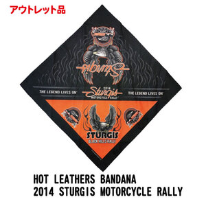 【長期保管品！売り切り特価！】HOT LEATHERS　2014 STURGIS MOTORCYCLE RALLY BANDANA　Upwing Eagle